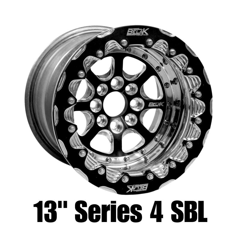 Belak Wheels Belak 13x10 / 5in BS / 4x100 BP / High Pad / Series 4 Wheel - Double Beadlock 13104100S45BS-DBL