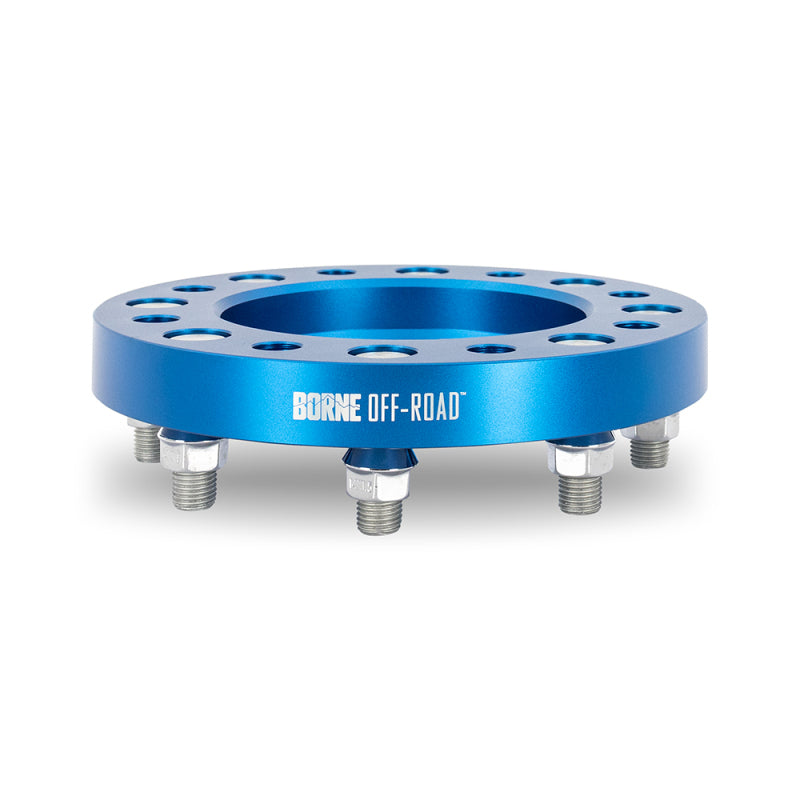 Borne Off-Road Wheel Spacers - 8X170 - 125 - 25mm - M14 - Blue BNWS-002-250BL