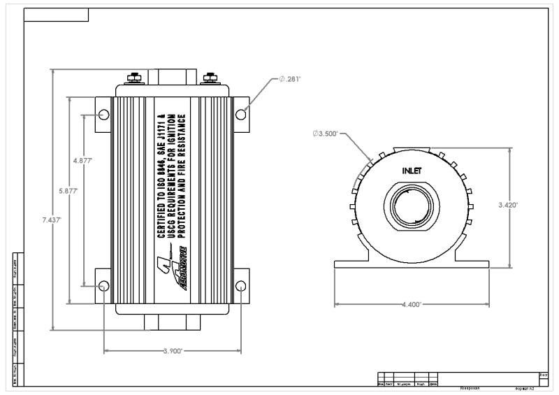 Aeromotive Marine Eliminator Fuel Pump (view 8)