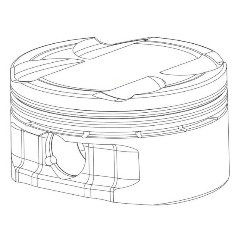 CP-Carrillo Automotive Piston, Each, Cyl: 1, Material ID: 4687 0DFBU