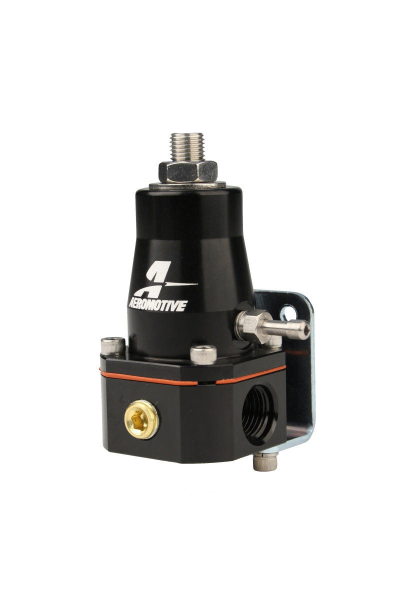 Aeromotive EFI Regulator, Billet, 2x -6 Inlet & -6 Return, (Black Anodized) (view 1)