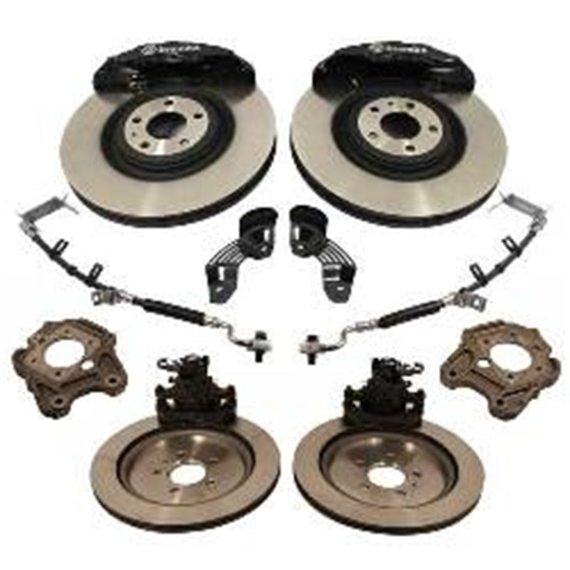 Ford Performance Parts Ford Racing 2005-2014 Mustang Six Piston 15-inch Brake Upgrade Kit (view 1)