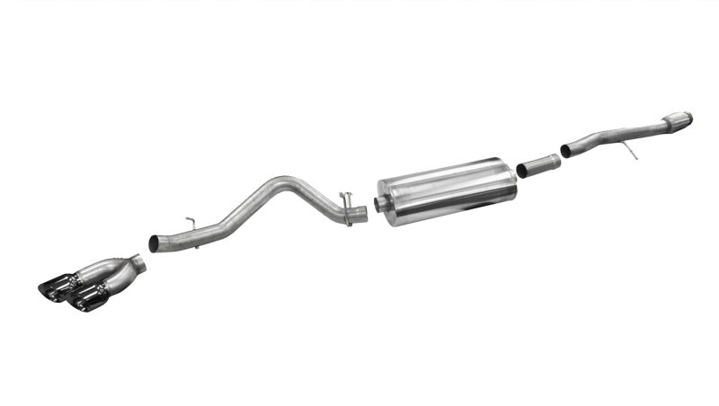 Corsa Performance 14 GM Sierra/Silverado 1500 Crew/Dbl / Short/Std. Bed 6.2L V8 Black (view 1)