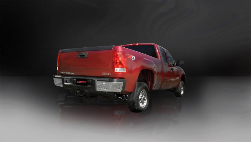 Corsa 11-12 Chevrolet Silverado Crew Cab/Std. Bed 2500 6.0L V8 Black Sport Cat-Back Exhaust 14794BLK