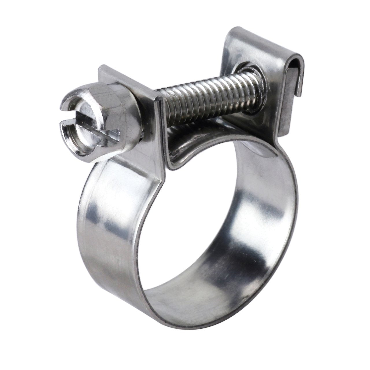 HPS Performance Products HPS Size # 13 Stainless Steel 1/4" Fuel Injection Hose Clamp, Range 7/16" - 1/2" (11mm - 13mm)