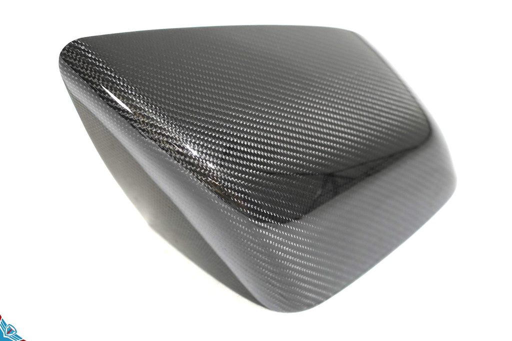 2016-2026 Tesla Model X OEM Design Dry Carbon Fiber Mirror Cover Overlays | FYBR Aerodynamics