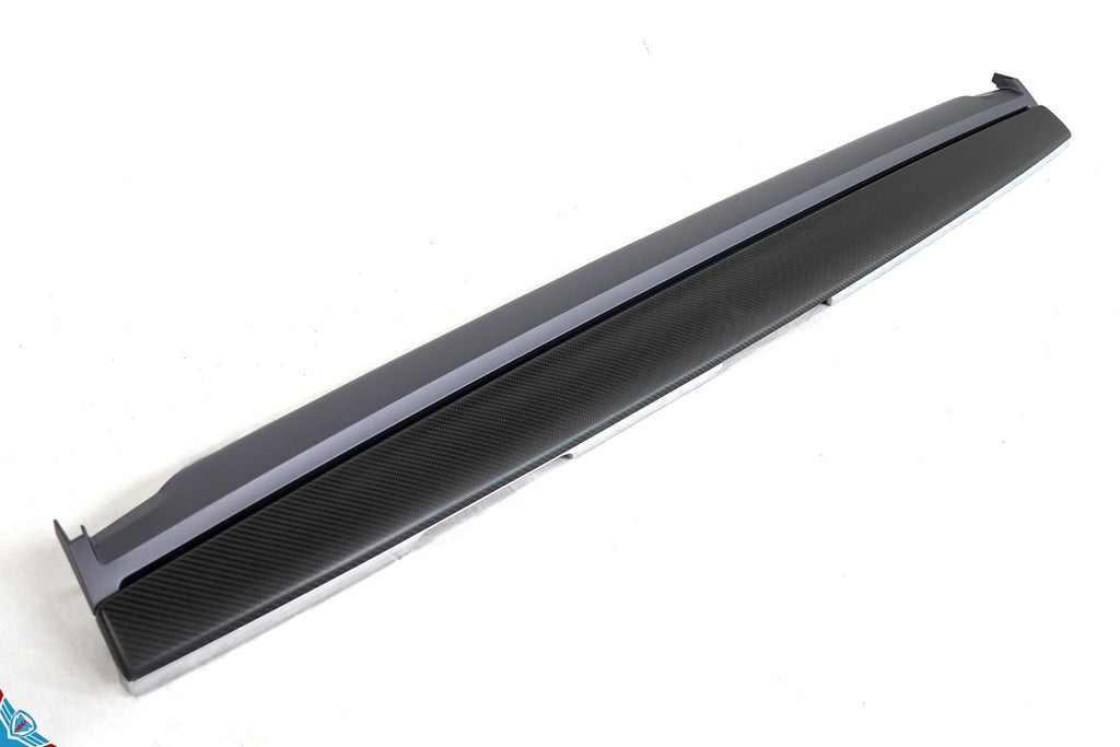 2017-2023 Tesla Model 3 & Model Y (1st-Gen) Matte Carbon Fiber Dashboard & Front Door Trim Replacement Kit | FYBR Aerodynamics