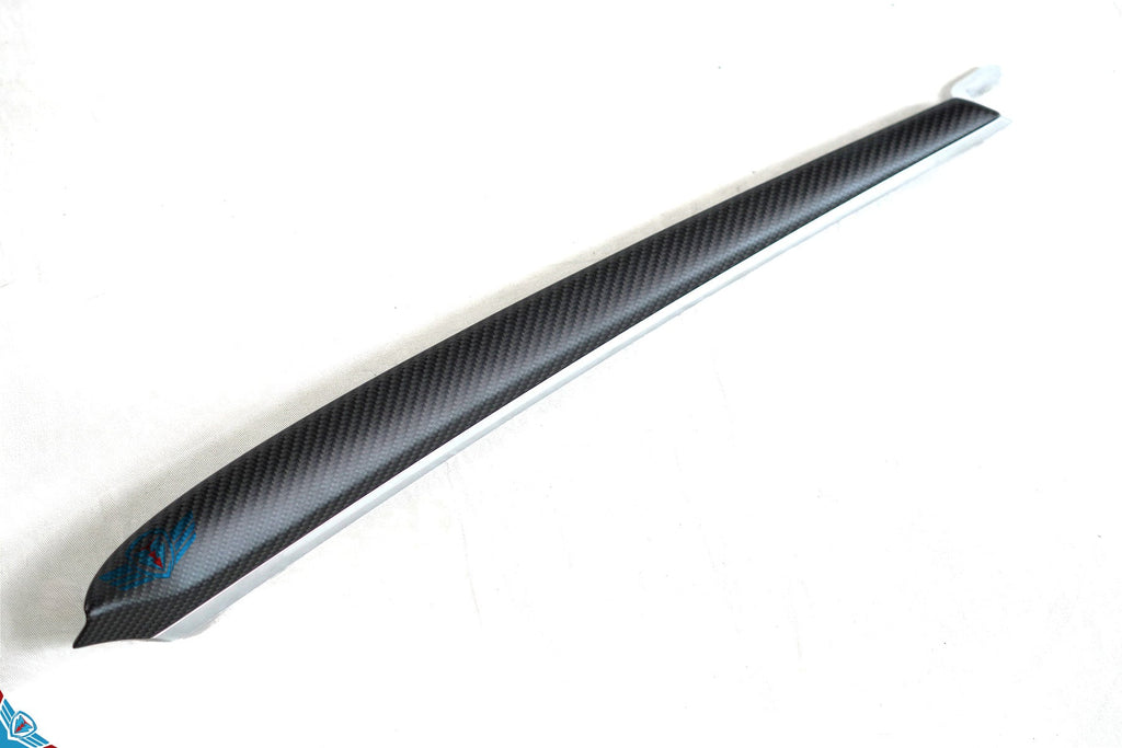 2017-2023 Tesla Model 3 & Model Y (1st-Gen) Matte Carbon Fiber Dashboard & Front Door Trim Replacement Kit | FYBR Aerodynamics