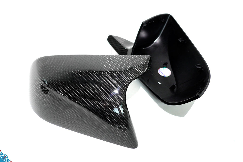 2017-2023 Tesla Model 3 (MK1) Bull Horn Carbon Fiber Mirror Covers | FYBR Aerodynamics