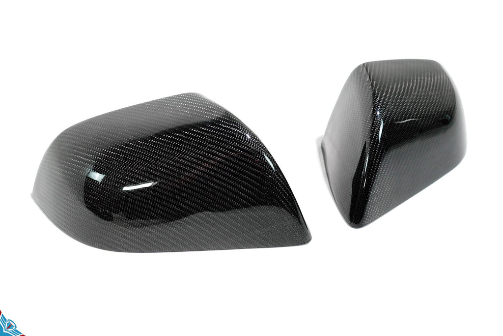 2017-2023 Tesla Model 3 (MK1) OEM Style Carbon Fiber Mirror Covers | FYBR Aerodynamics