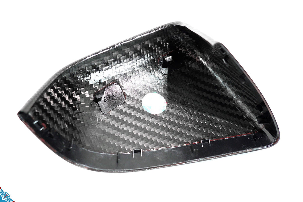 2020-2026 Tesla Model Y (1st-Gen) OEM Style Dry Carbon Fiber Mirror Covers | FYBR Aerodynamics