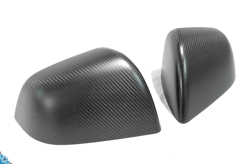 2020-2026 Tesla Model Y (1st-Gen) OEM Style Dry Carbon Fiber Mirror Covers | FYBR Aerodynamics
