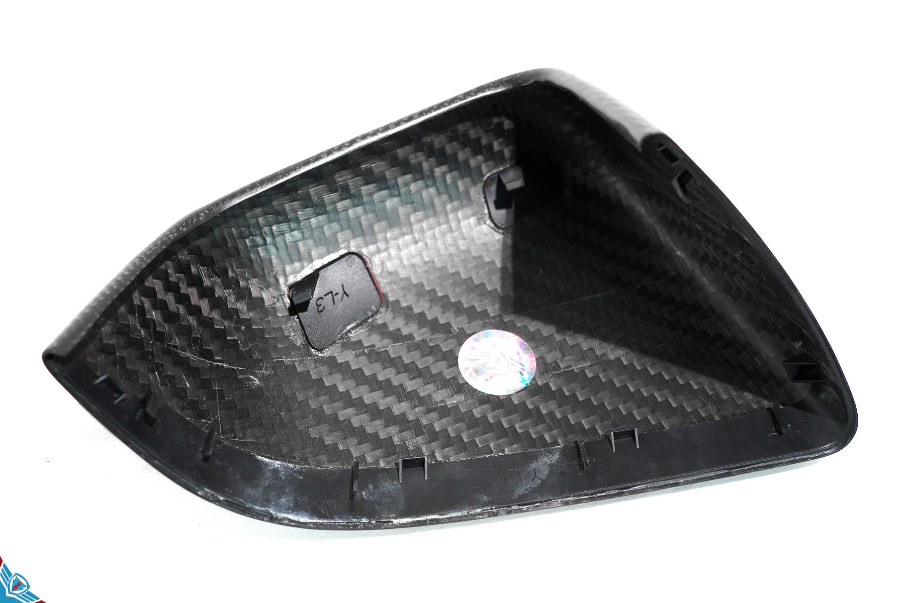 2020-2026 Tesla Model Y (1st-Gen) OEM Style Dry Carbon Fiber Mirror Covers | FYBR Aerodynamics