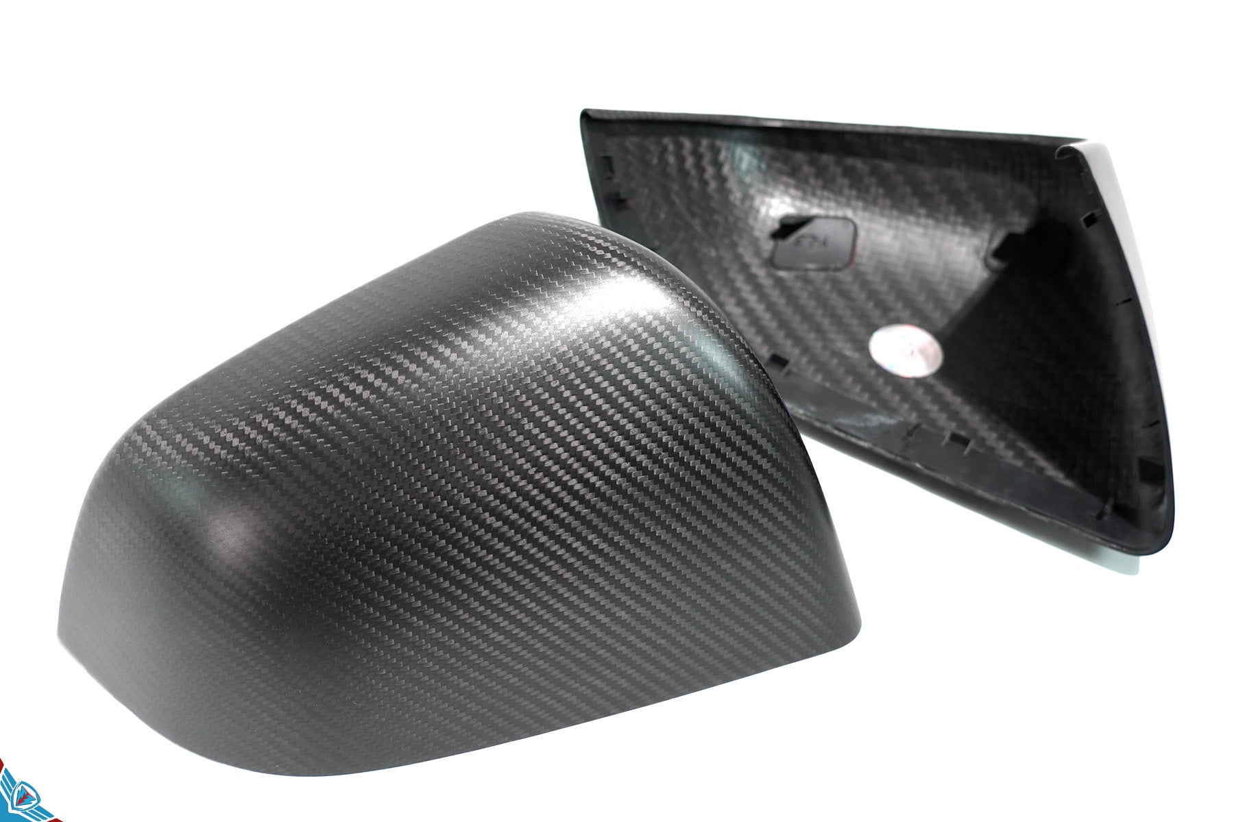 2020-2026 Tesla Model Y (1st-Gen) OEM Style Dry Carbon Fiber Mirror Covers | FYBR Aerodynamics
