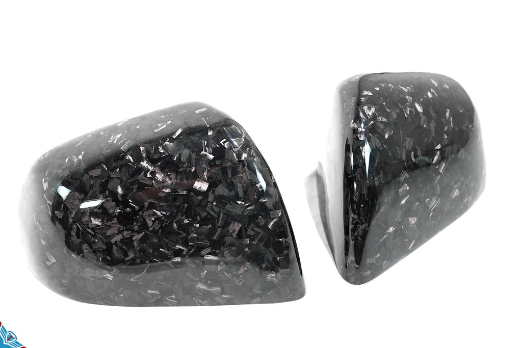 2020-2026 Tesla Model Y (1st-Gen) OEM Replacement Style Carbon Fiber Mirror Covers | FYBR Aerodynamics