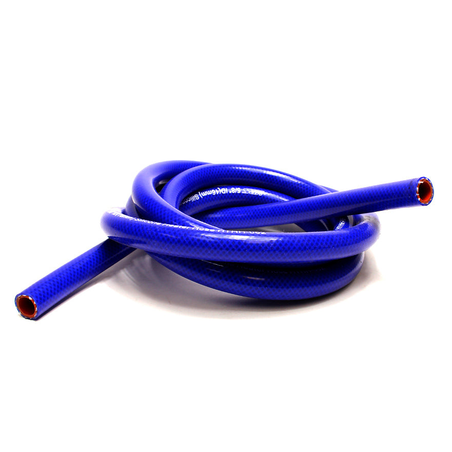 HPS 1" ID Blue High Temp Reinforced Silicone Heater Hose Tubing, 25mm ID