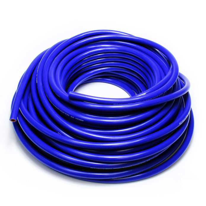 HPS High Temp 5/16" ID (8mm) Reinforced Silicone Heater Hose Blue- 100Feet (view 2)