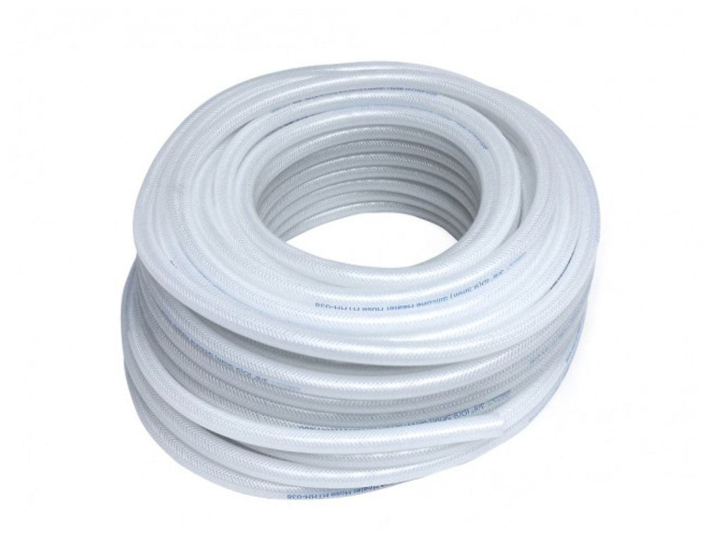 HPS High Temp 1/4" ID (6mm) Reinforced Silicone Heater Hose Clear - 100 (view 1)