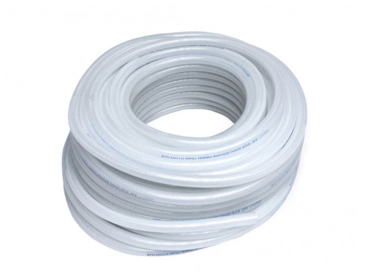HPS High Temp 5/16" ID (8mm) Reinforced Silicone Heater Hose Clear - 100F (view 1)