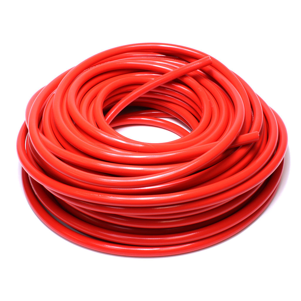 HPS High Temp 5/16" ID(8mm) Reinforced Silicone Heater Hose Red-25 Ft Roll (view 3)