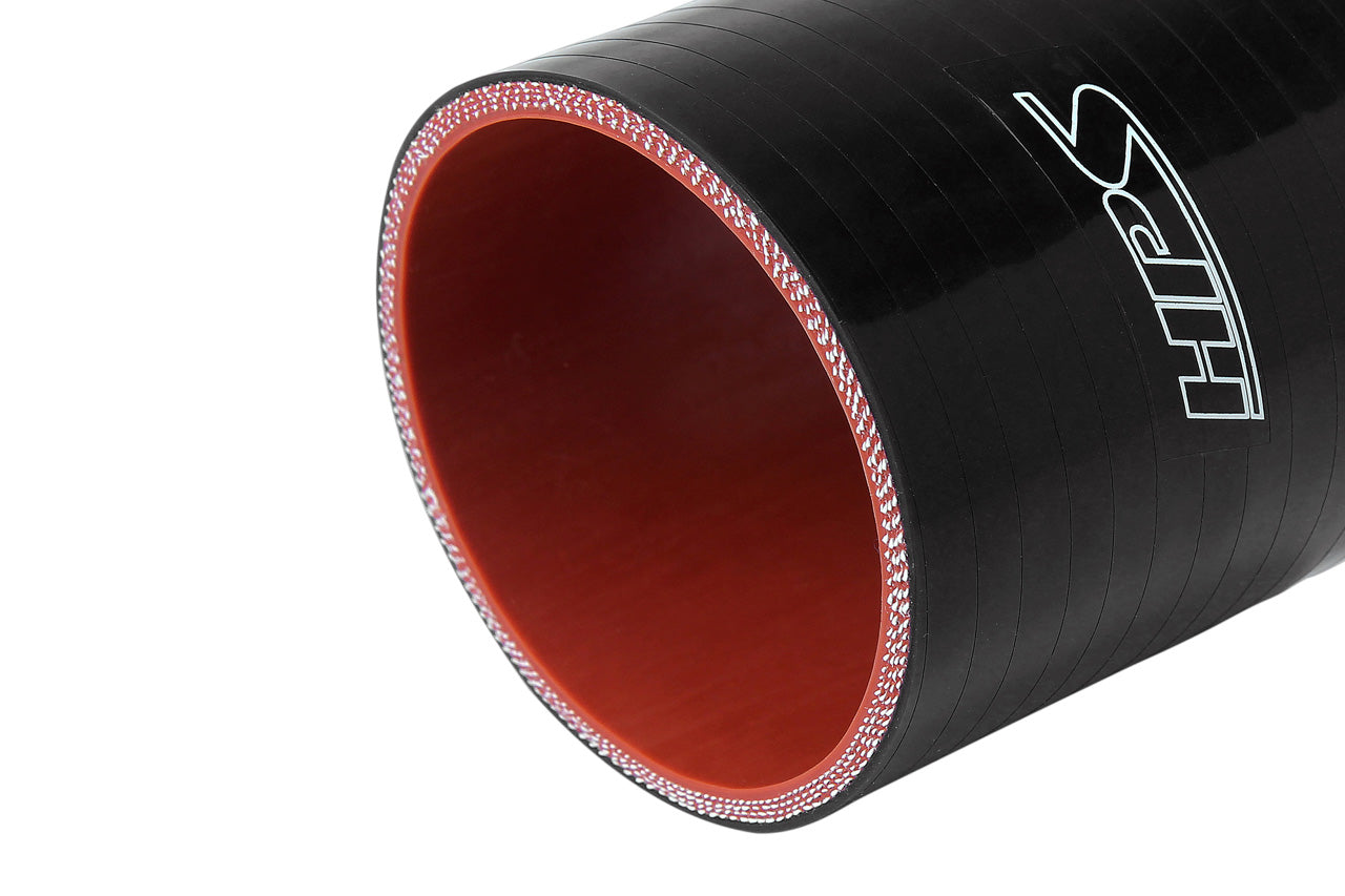 HPS Performance Products HPS 3-7/8" (98mm) Silicone Straight Coupler Hose, High Temperature 4-ply Reinforced