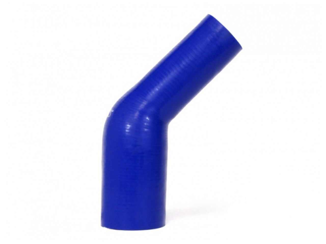 HPS 1-1/4" - 2" ID, Silicone 45 Degree Elbow Reducer Coupler Hose, High Temp 4-ply Reinforced, Blue, 32mm - 51mm ID (view 1)