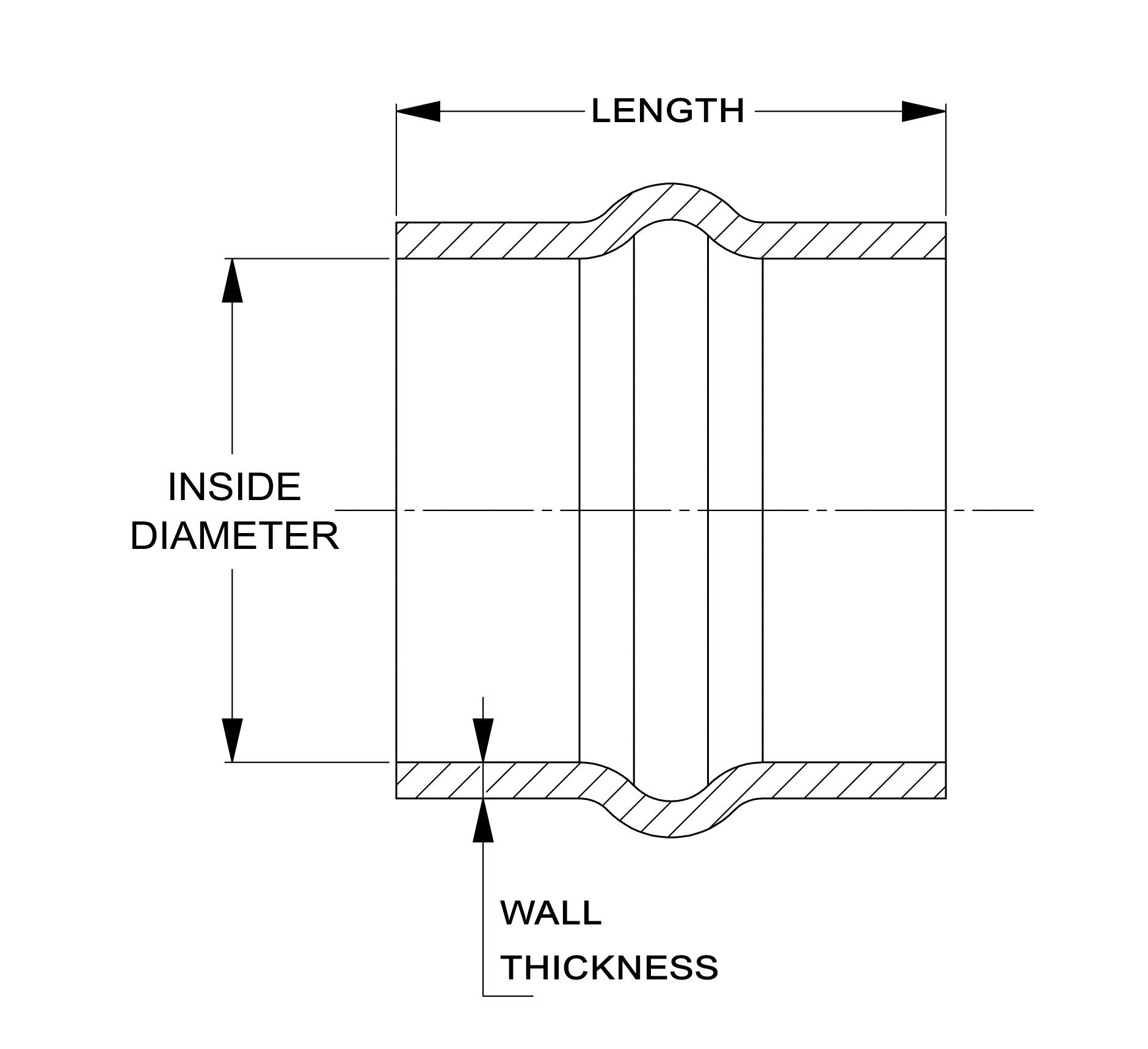 HPS Performance Products HPS 5-1/2" ID, 6" Length, Silicone Straight Hump Coupler Hose Hot Side, Ultra High Temp 4-ply Aramid Reinforced, Max. Temperature: 500F, 140mm ID