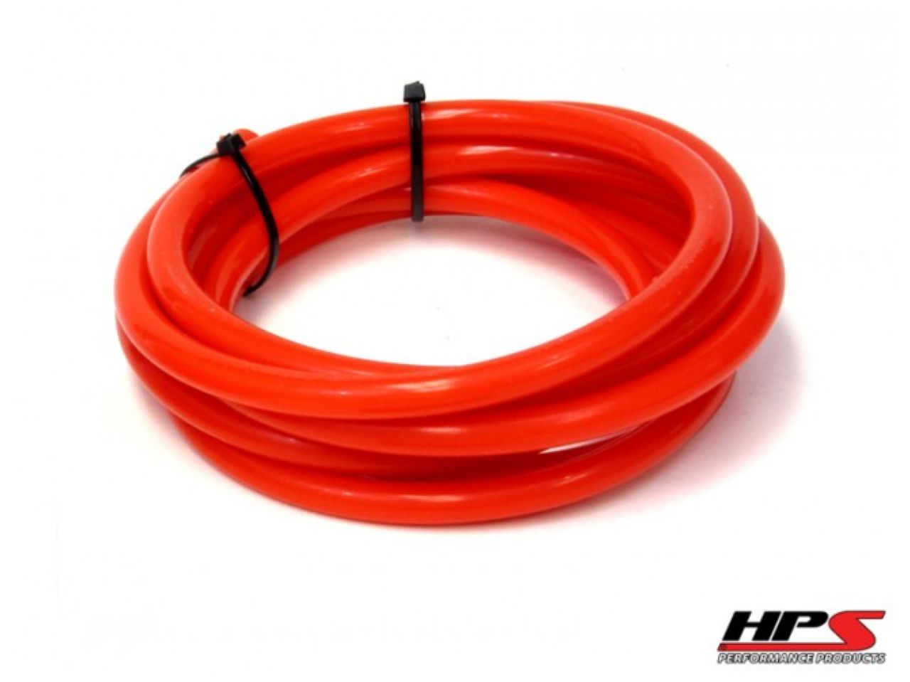 HPS 1/4" (6mm) ID Red High Temp Silicone Vacuum Hose - 10 Feet Pack 0K0WD (view 1)