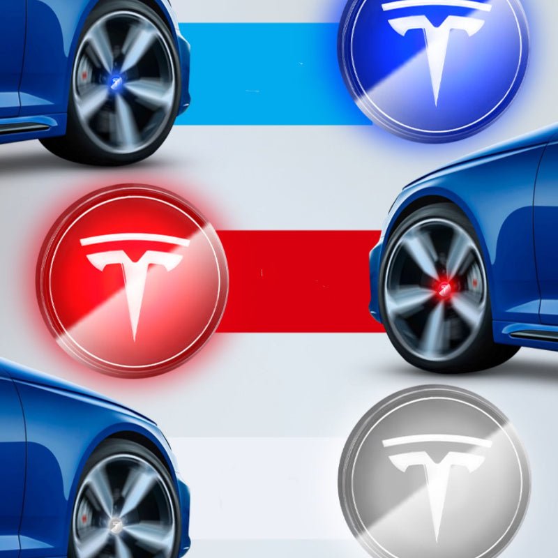 LED Wheel Hub Light Caps For Tesla Model 3/Y/X/S（4ps） (view 5)