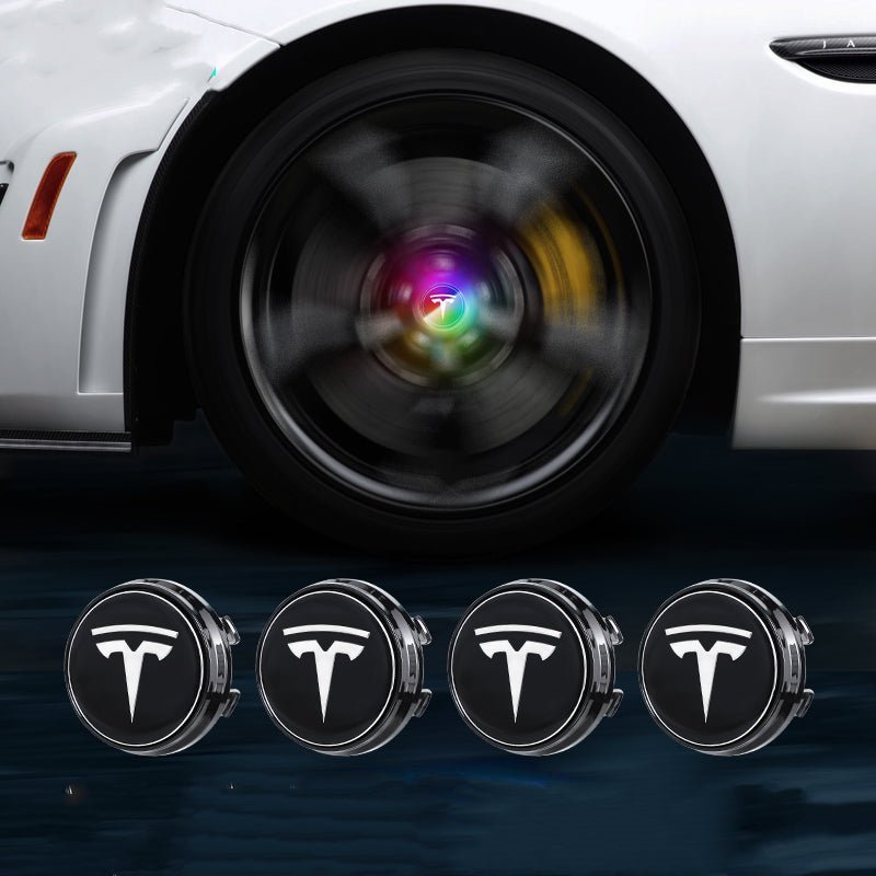 LED Wheel Hub Light Caps For Tesla Model 3/Y/X/S（4ps） (view 2)
