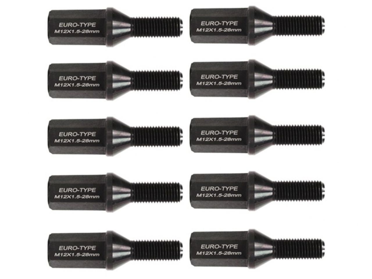 Godspeed Euro-Type Taper Cone Lug Bolts 10 Piece Set (view 8)