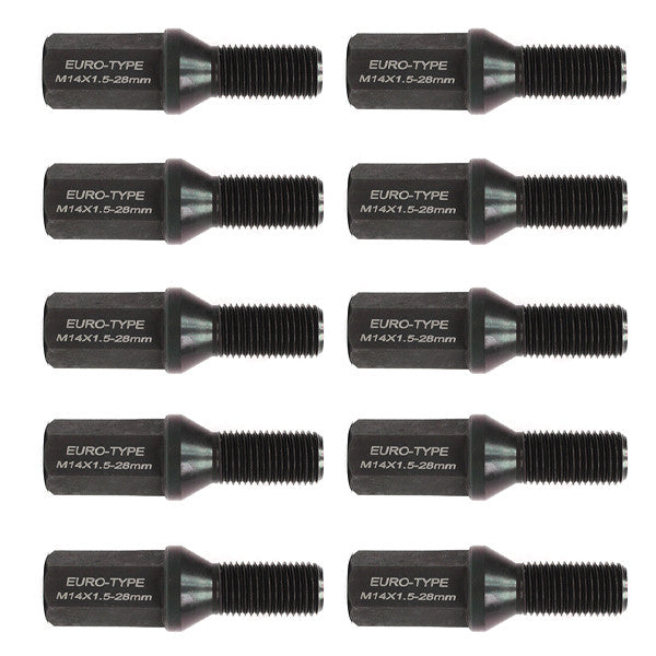 Godspeed Euro-Type Taper Cone Lug Bolts 10 Piece Set (view 27)