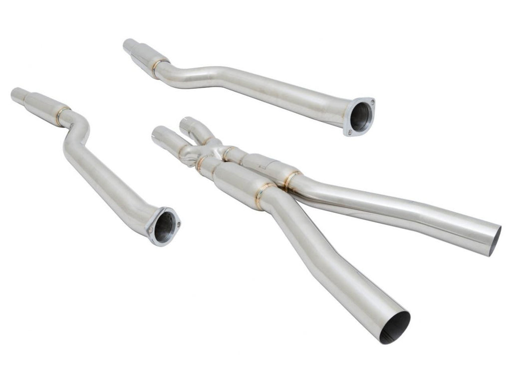 Megan Racing Axle Back Exhaust System for 2006-2010 BMW M5 Base - Burnt Rolled Tips (view 2)