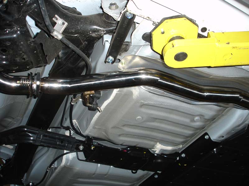 Megan Racing Mid Pipe for Honda Fit 2006-2008 T-304 Stainless Steel 2.35" Piping MIDPIPE-HF07 (view 3)