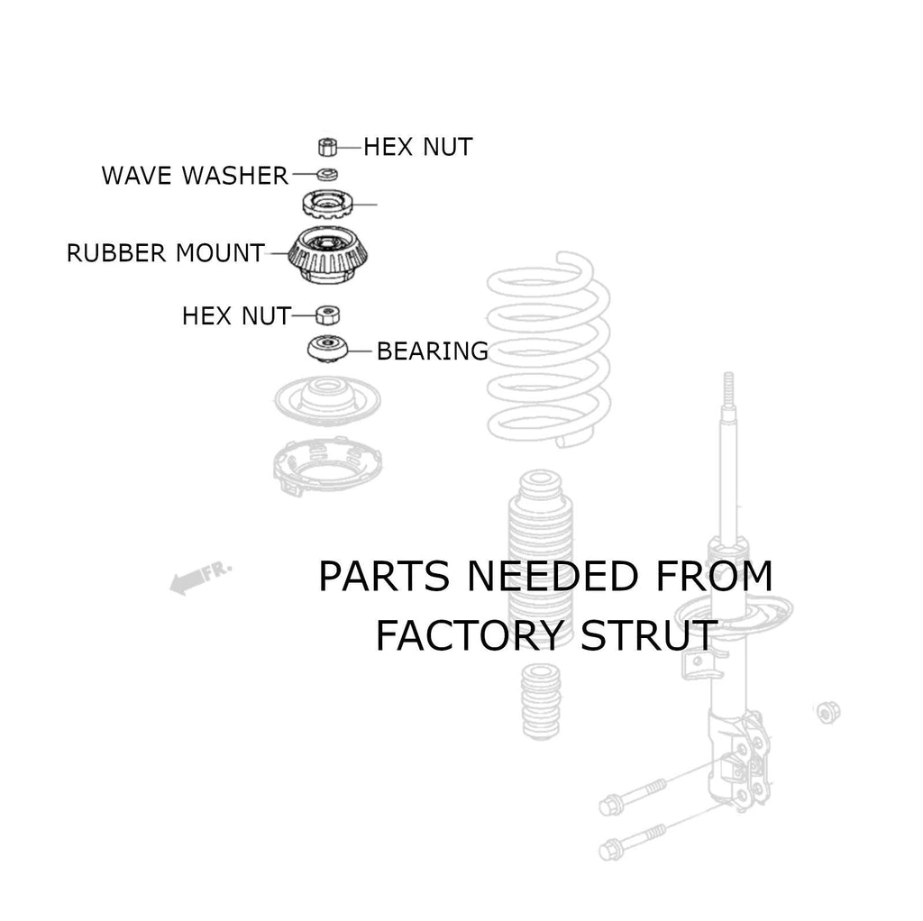 Godspeed Honda Fit (GK) 2015-20 MAXX Coilovers (view 8)