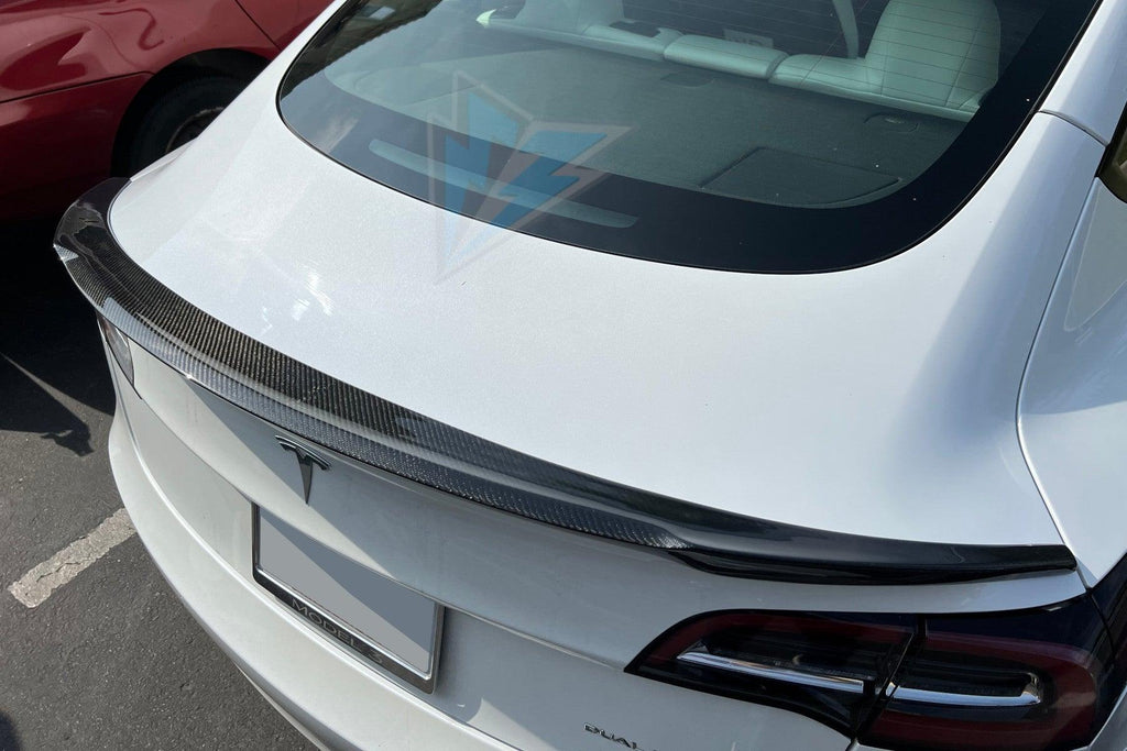 2017-2023 Tesla Model 3 (MK1) RS Style Carbon Fiber Trunk Spoiler | FYBR Aerodynamics