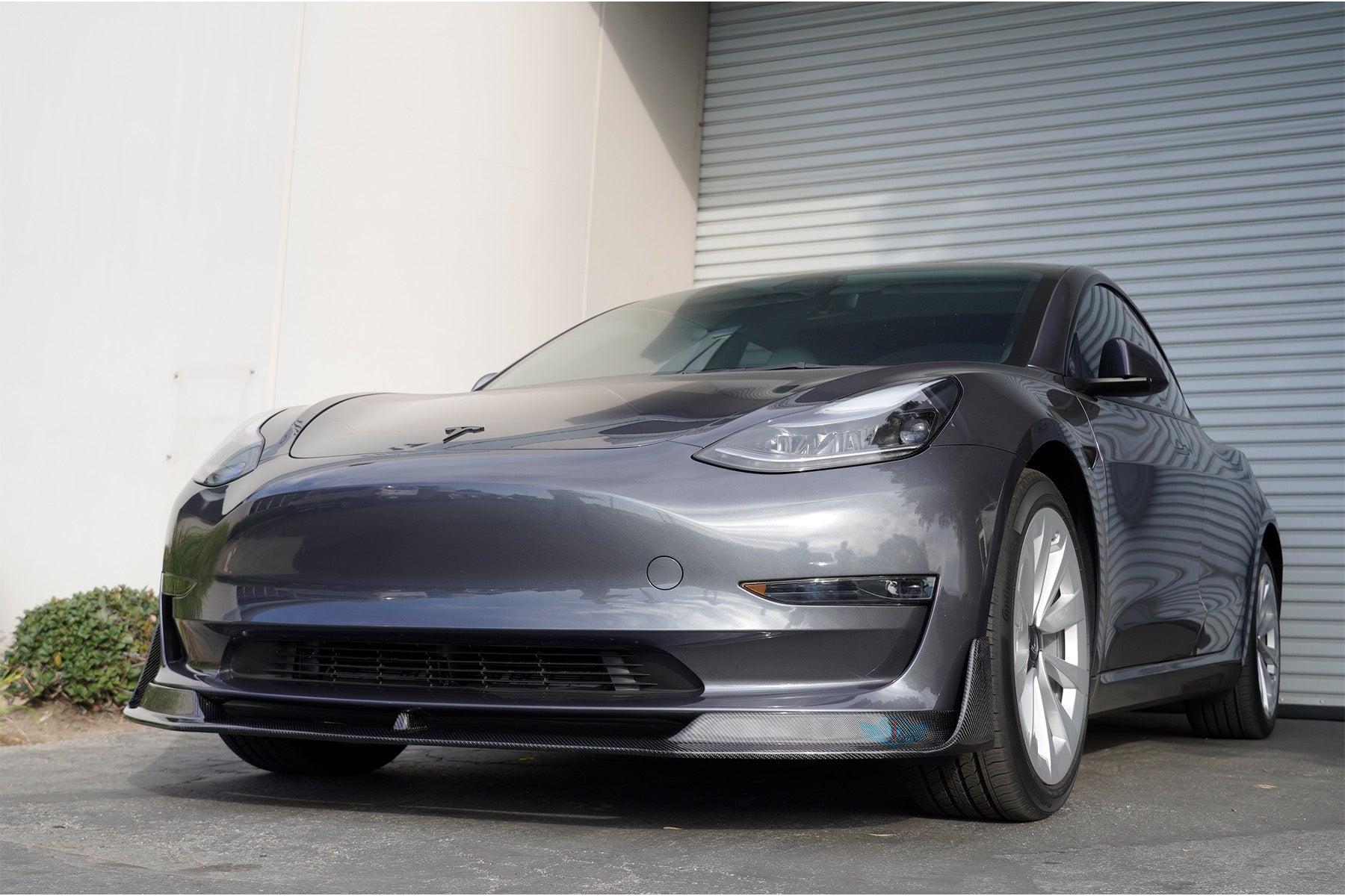 2017-2023 Tesla Model 3 (MK1) VSX Style Carbon Fiber Front Lip | FYBR Aerodynamics