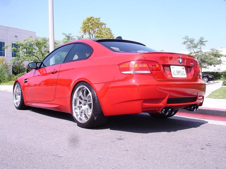 Megan Racing Axle-Back Exhaust for BMW M3 E92 2008-2013 - Supremo Stainless Rolled Tips (view 6)