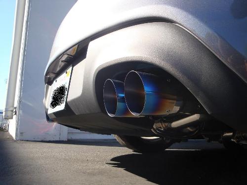 Megan Racing Axle-Back Exhaust for 2010-2012 Genesis Coupe 4/6 Cyl 2.5" Inlet Quad 3" (view 5)