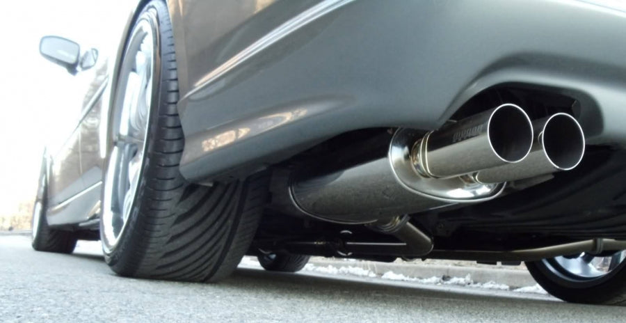 Megan Racing Axle-Back Exhaust for 2006-2010 Infiniti M35/M45 Dual 2.5" Tips Stainless Steel MR-ABE-IM05 (view 5)