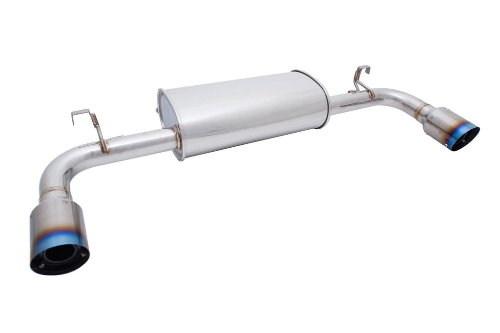 Megan Racing Axle-Back Exhaust for Lexus SC430 2002-2010 Dual 4" Burnt Tips Stainless Steel (view 2)