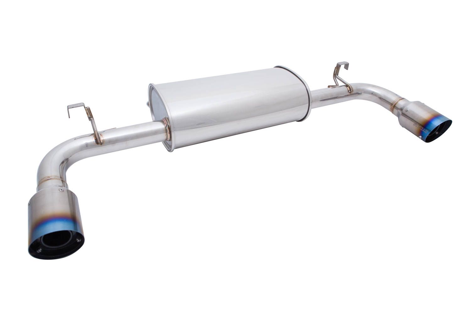 Megan Racing Axle-Back Exhaust for Lexus SC430 2002-2010 Dual 4" Burnt Tips Stainless Steel (view 2)