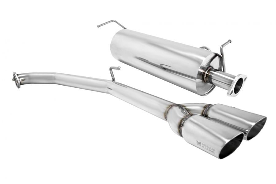Megan Racing Axle Back Exhaust for 2011-2020 Toyota Sienna SE - Stainless Rolled Tip (view 1)