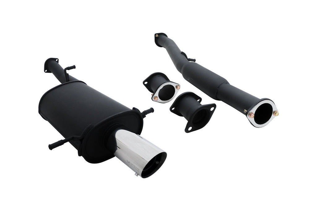 Megan Racing - Cat-Back Exhaust System for Subaru Impreza WRX STI 2002-2007 3 Pipe W/Polish 4" Tip With 2.5" Adapter (view 5)