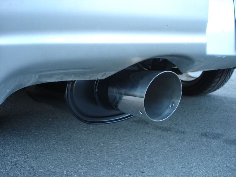 Megan Racing - Cat-Back Exhaust System for Subaru Impreza WRX STI 2002-2007 3 Pipe W/Polish 4" Tip With 2.5" Adapter (view 3)