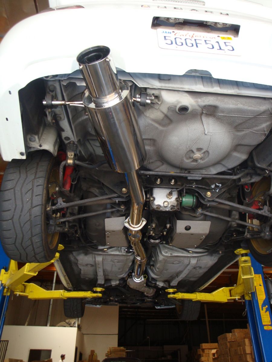 Megan Racing Cat-Back Exhaust System for 2002-2007 Subaru Impreza WRX STI 3" Stainless Steel MR-CBS-A-V2 (view 2)