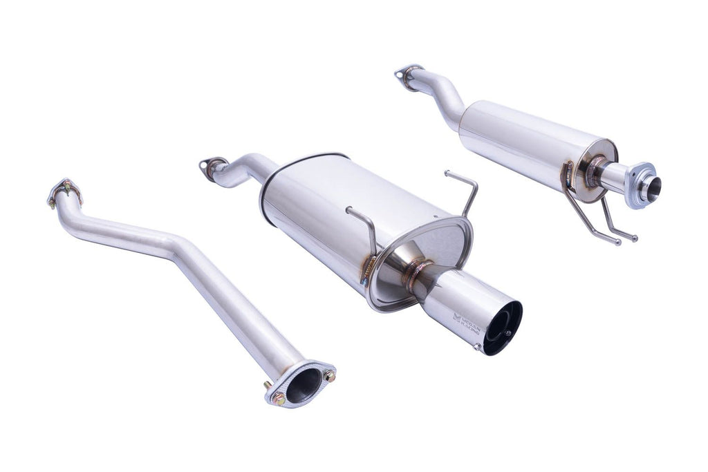 Megan Racing Cat-Back Exhaust for 2002-2006 Acura RSX Base, Type-S - Stainless Steel, 2.5" Piping (view 1)