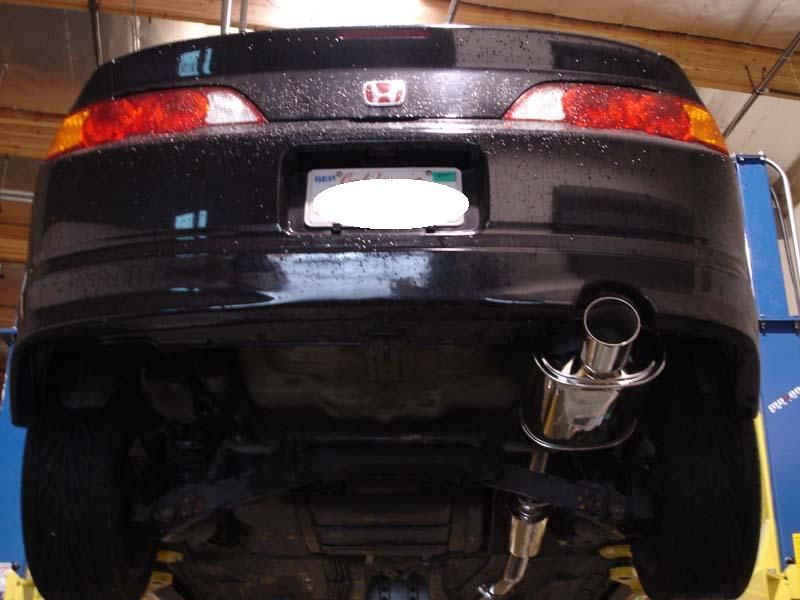 Megan Racing Cat-Back Exhaust for 2002-2006 Acura RSX Base, Type-S - Stainless Steel, 2.5" Piping (view 3)