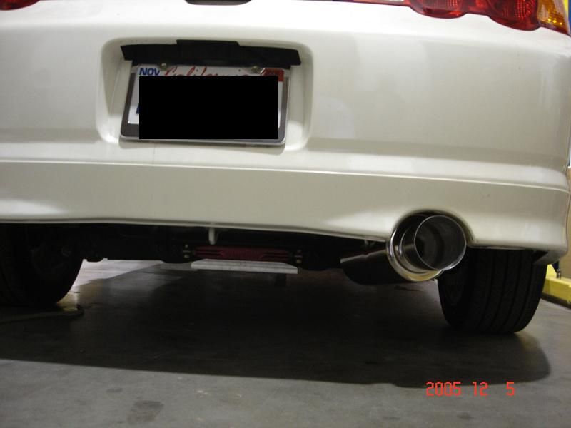 Megan Racing Cat-Back Exhaust for 2002-2006 Acura RSX Base, Type-S - Stainless Steel, 2.5" Piping (view 6)