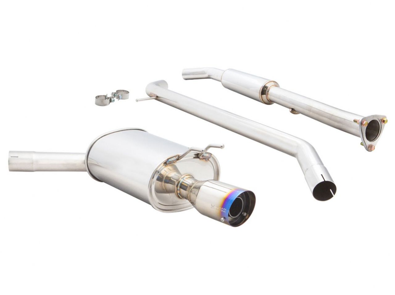 Megan Racing Cat-Back Exhaust for Honda Accord 2013+ 4CYL Coupe - Stainless Steel OEM Style (view 1)